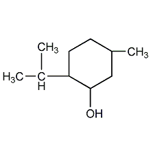 dl-menthol structural formula