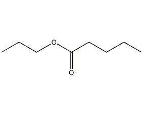 propyl valerate structural formula