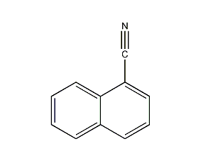 1-naphthylcarbonitrile structural formula