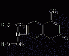 7-diethylamino-4-methylcoumarin structural formula