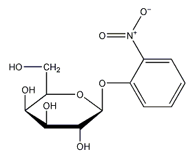 2-nitrophenyl-β-d-galactopyranoside structural formula