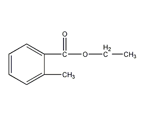 ethyl o-toluate structural formula
