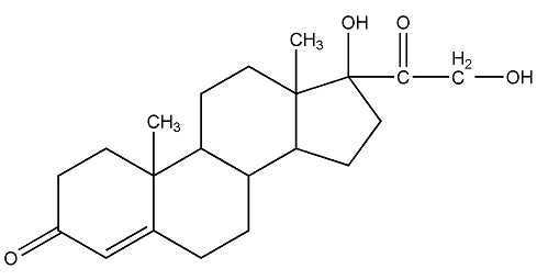 deoxycortisone structural formula