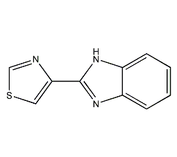 structural formula of thiabendazole