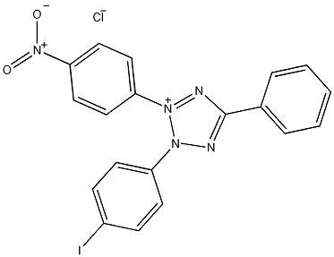 structural formula of p-iodonitrotetrazolium violet