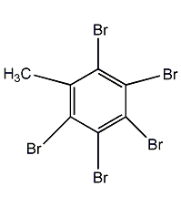 pentabromotoluene structural formula