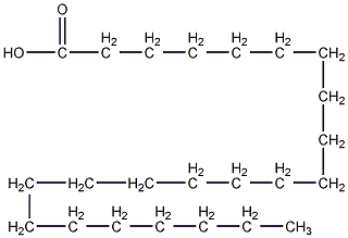 structural formula of tetracosanol