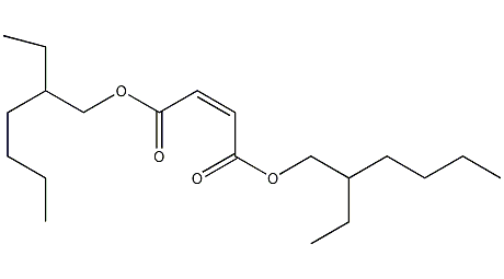 diethylhexyl maleate structural formula