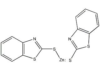 2-mercaptobenzothiazole zinc salt structural formula