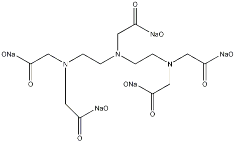 structural formula of pentasodium diethylene triamine pentaacetate