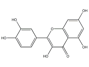 quercetin structural formula