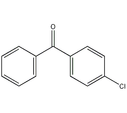 structural formula of p-chlorobenzophenone