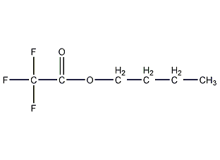 n-butyl acetic acid trifluoro structural formula
