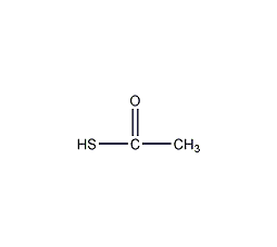 thioacetic acid structural formula