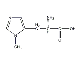3-methyl-l-histidine structural formula