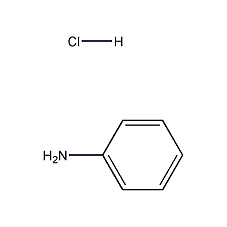 structural formula of aniline hydrochloride