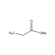 sodium propionate structural formula