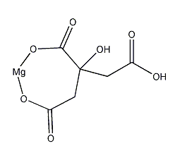 magnesium citrate structural formula