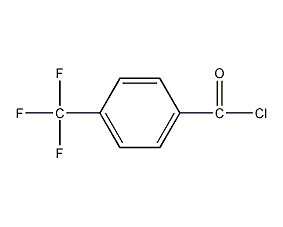 structural formula of p-trifluoromethylbenzoyl chloride