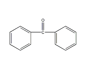 structural formula of benzophenone