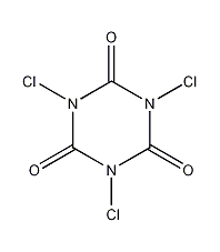 trichloroisocyanuric acid structural formula