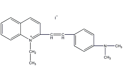 quinaldine red structural formula