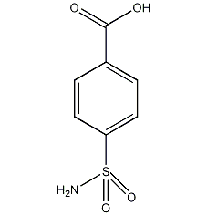 structural formula of p-carboxybenzenesulfonamide