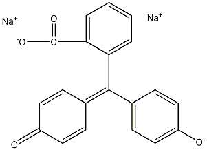 structural formula of disodium phenolphthalein aqueous solution
