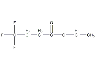 structural formula of ethyl 4,4,4-trifluorobutyrate