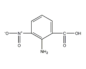 2-amino-3-nitrobenzoic acid structural formula