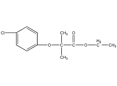 clofibrate structural formula