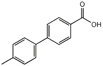 4'-methyl-4-biphenylcarboxylic acid structural formula