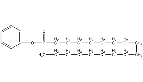 phenyl stearate structural formula