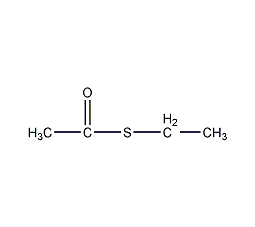structural formula of ethyl thioacetate