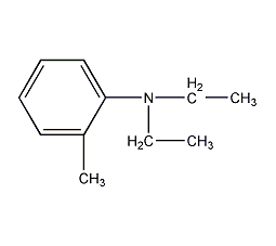 n,n-diethyl o-toluidine structural formula