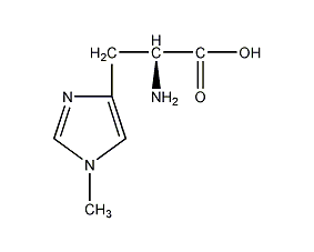 1-methyl-l-histidine structural formula