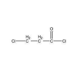 3-chloropropionyl chloride structural formula