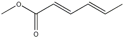 methyl sorbate structural formula