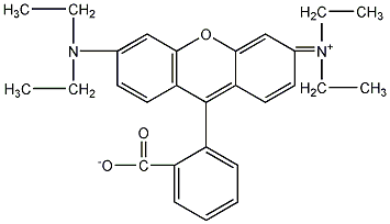 rhodamine b basic structural formula