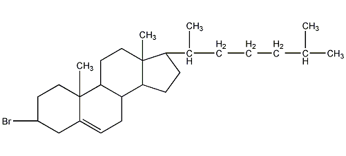 cholesterol bromine structural formula
