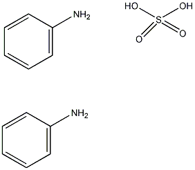 structural formula of aniline sulfate