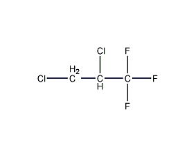 2,3-dichloro-1,1,1-trifluoropropane structural formula
