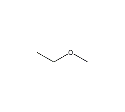 structural formula of methyl ethyl ether