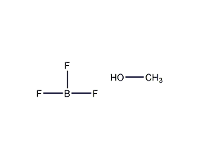 structural formula of boron trifluoride methanol complex methanol solution