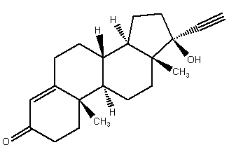 progestin structural formula
