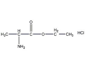dl-alanine ethyl ester hydrochloride structural formula
