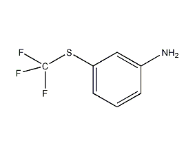 3-(trifluoromethylthio)aniline structural formula