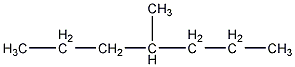 4-methylheptane structural formula