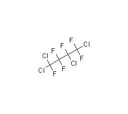 hexafluoro--1,1,3,4-tetrachlorobutane structural formula