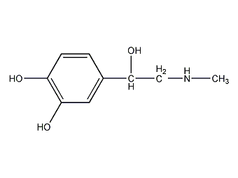 dl-adrenaline structural formula